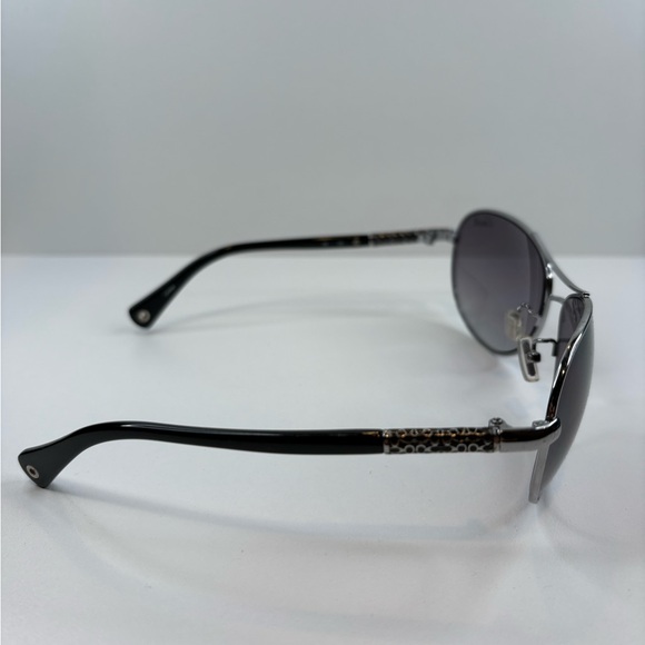 COACH ALLEGRA (S567) GUNMETAL SUNGLASSES 61•16•120 Coach Sunglasses - Picture 4 of 16